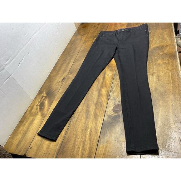 JOHNNY WAS Skinny Mid-Rise Black Denim Stretch Jeans Womens 28 - Picture 1 of 11